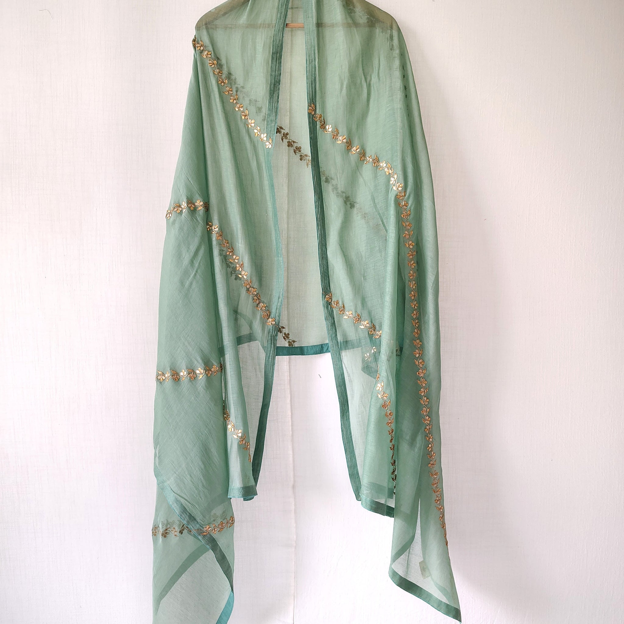 Blush Gota-Patti Handwork Chanderi Dupatta