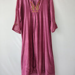 Purple Gota Patti Hand Embroidered Suit with Dupatta
