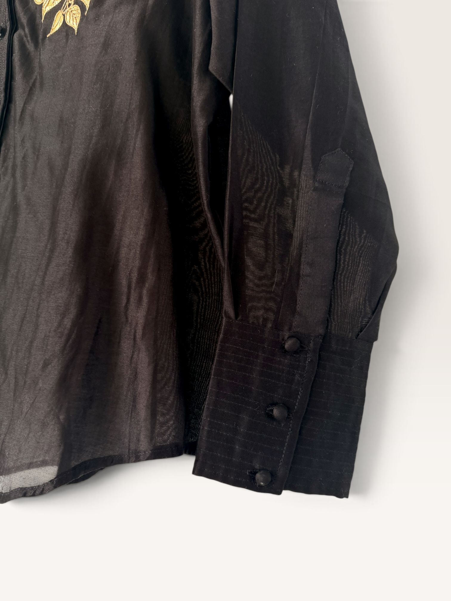 Black Botanica Gotapatti shirt