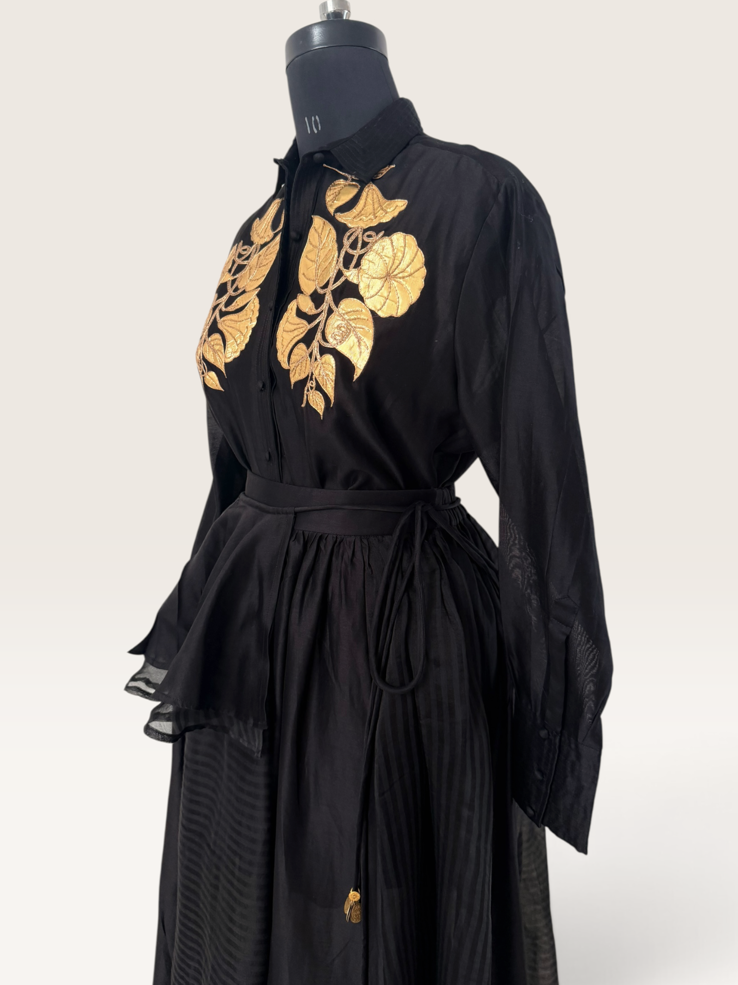 Black Botanica Gotapatti shirt