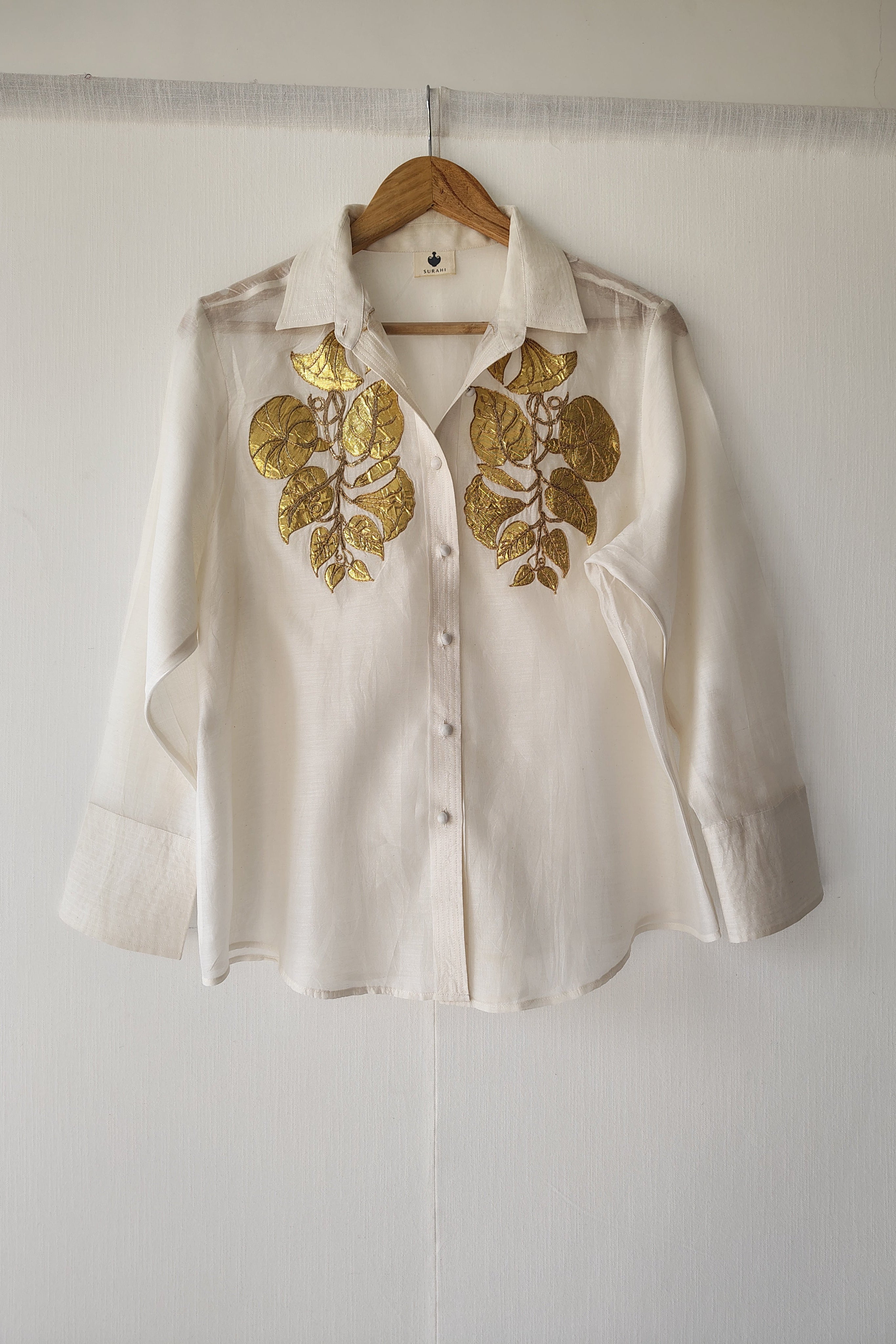 Ivory Botanica Gotapatti shirt