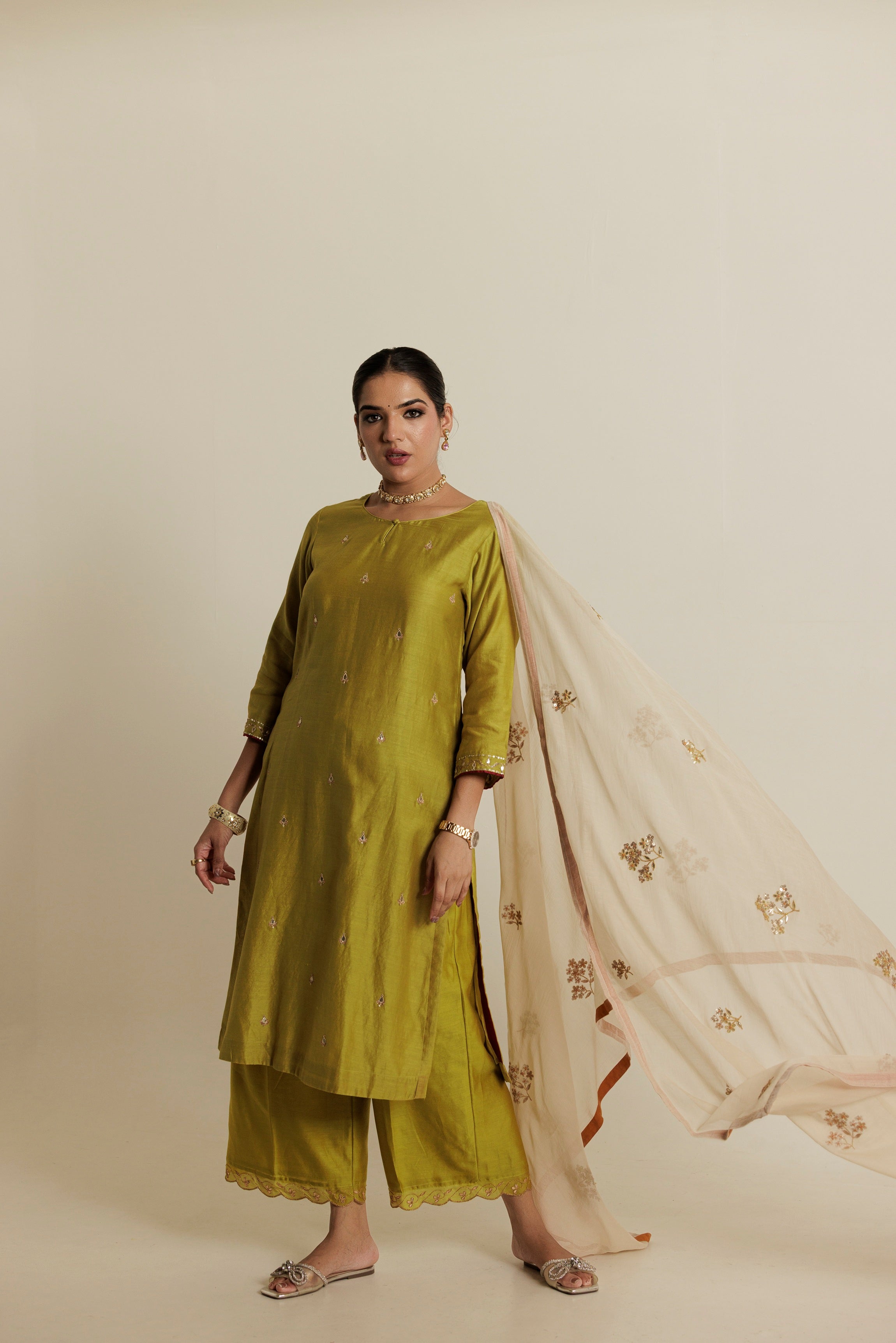 JAMINI Embroidered Kurta Set