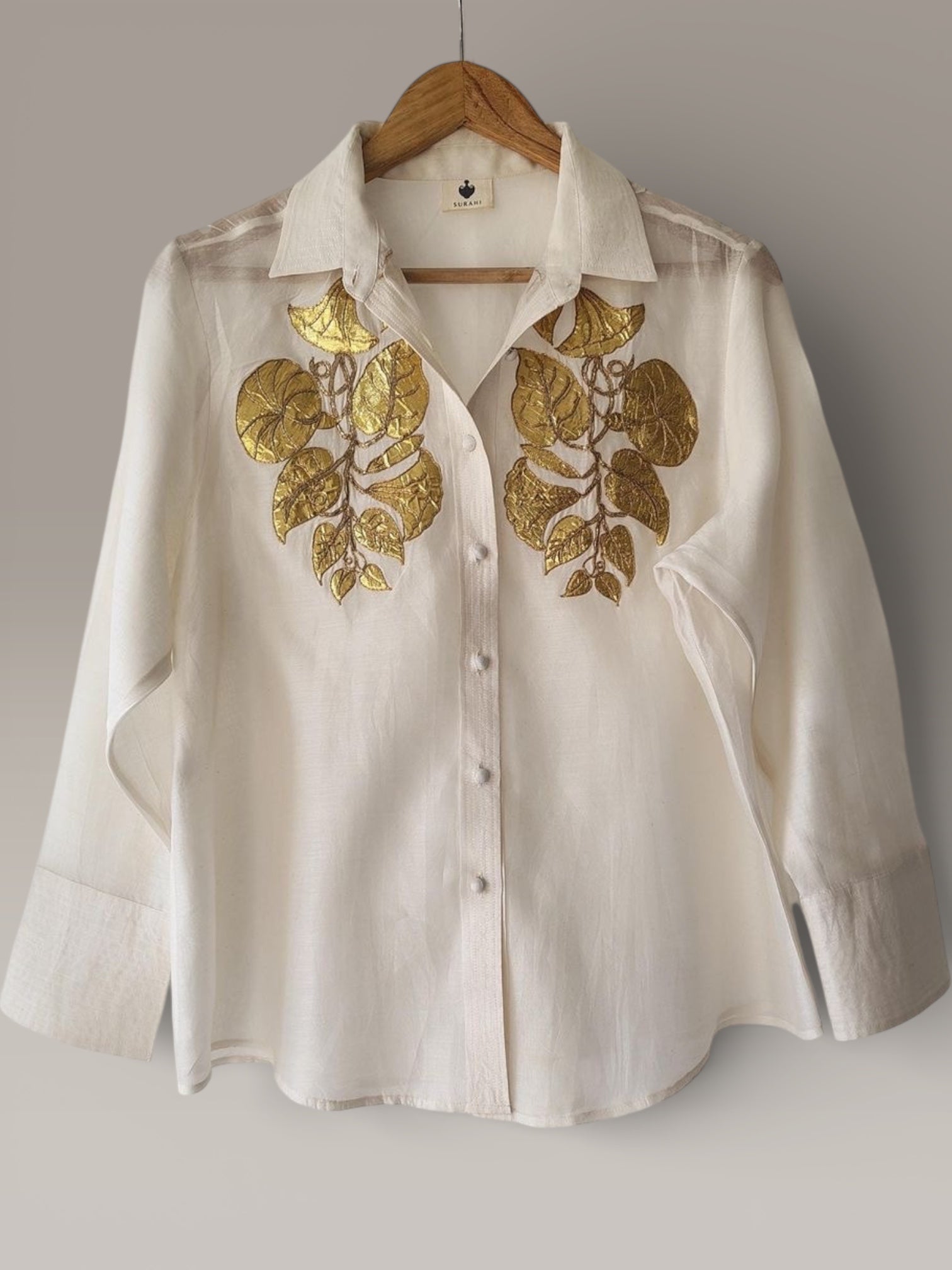 Ivory Botanica Gotapatti shirt