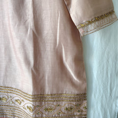Light Pink Hand Embroidered Gota Patti Sharara Set