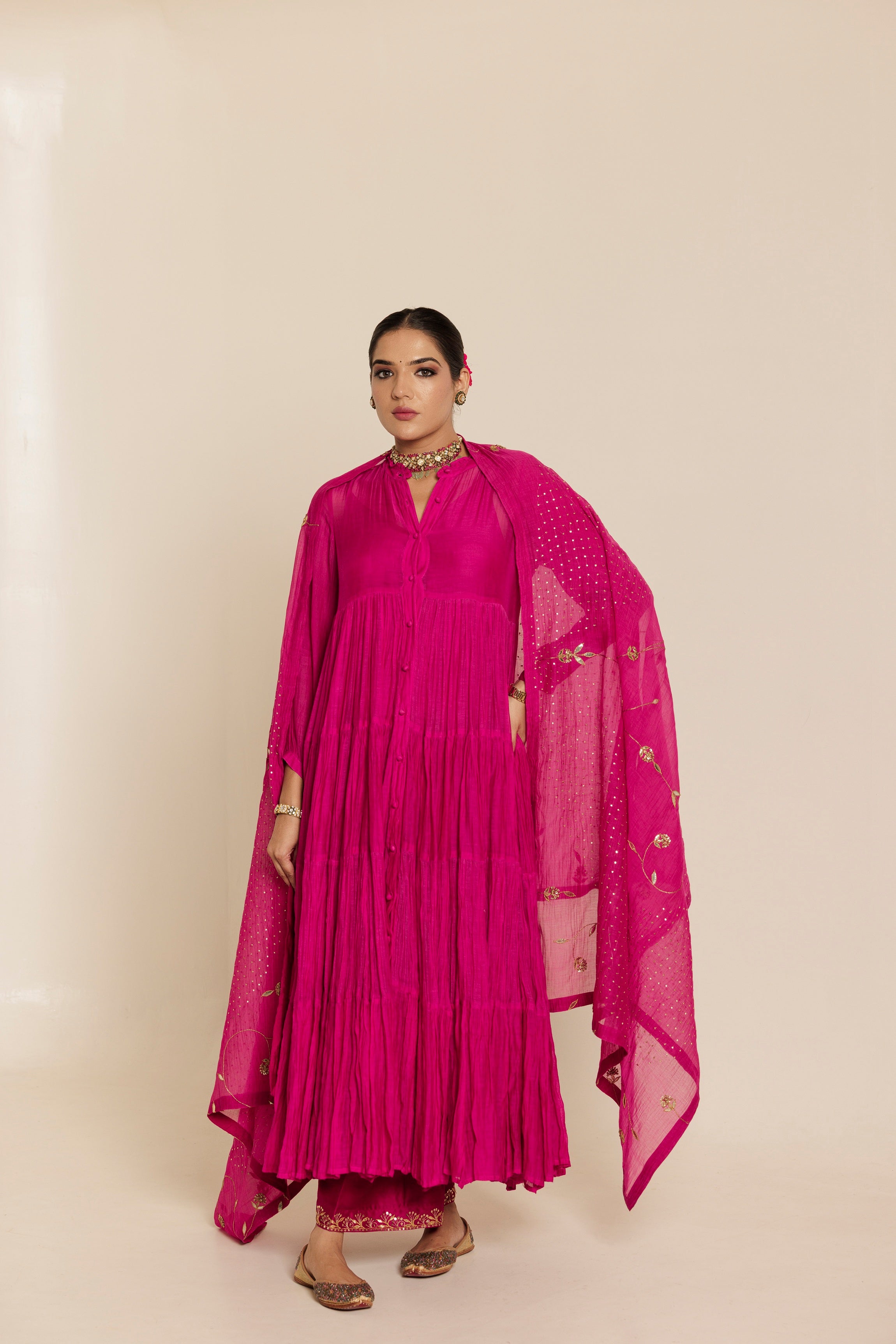 HIRNI Anarkali Kurta Set