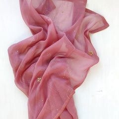 Rose Chanderi Saree